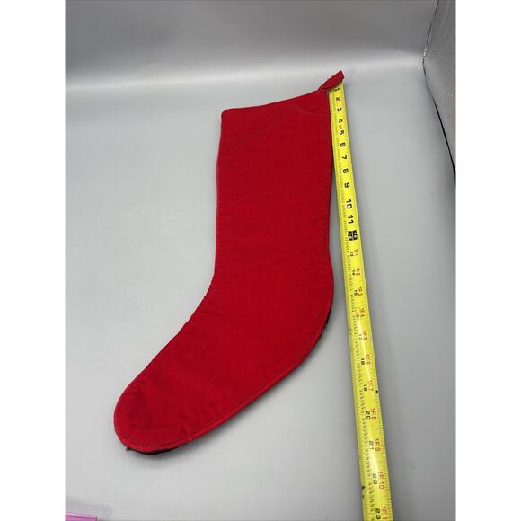 Imperial Elegance Wool Needlepoint Christmas Stocking Old World Santa w/Baby 20" - Picture 5 of 9